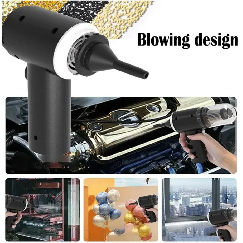 Mini PowerVac™ – Wireless Car Vacuum Cleaner (USB-C Rechargeable)
